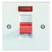 Schneider Exclusive - 2-pole switch with indicator lamp - 1 gang - 45 A - white GCKRN45A