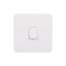 Schneider Electric Lisse  Retractive switch  1 gang 2 way  10A White GGBL1012RS