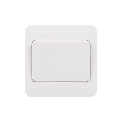 Schneider Lisse - intermediate wide rocker switch - 1 gang - 10AX - white GGBL1014WS