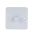 Schneider Lisse - universal dimmer - 1 gang - 2 way - LED - 100W, White GGBL6012LMS