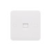 Schneider Electric Lisse  Square edge white moulded  telephone socket secondary matt white GGBL7062S