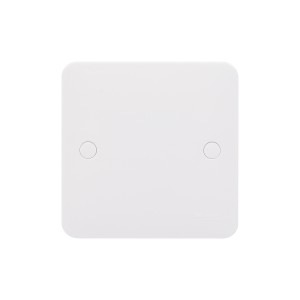 Schneider Electric Lisse  White moulded  blank plate 1 gang  matt white GGBL8010S