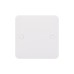 Schneider Electric Lisse  White moulded  blank plate 1 gang  matt white GGBL8010S