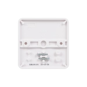 Schneider Electric Lisse  White moulded  blank plate 1 gang  matt white GGBL8010S