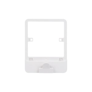 Schneider Electric Lisse white moulded switch plate with clip  1 gang GGBLC1GS