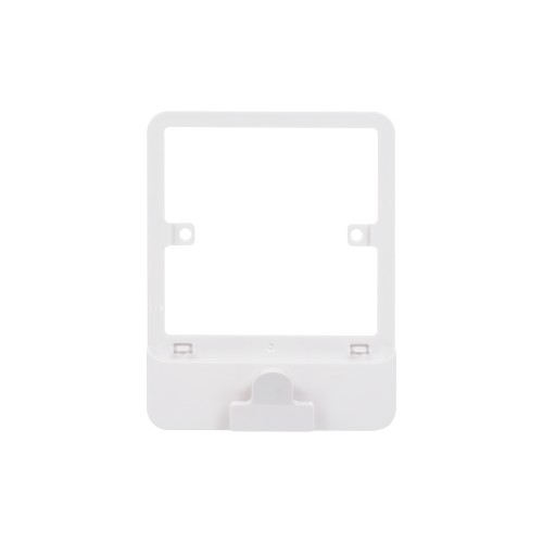 Schneider Electric Lisse white moulded switch plate with clip  1 gang GGBLC1GS