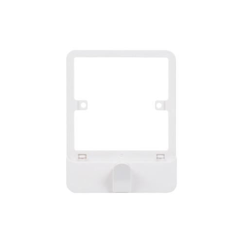 Schneider Electric Lisse  white moulded  switch plate with hook 1 gang GGBLH1GS