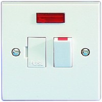 Schneider Exclusive - fuse connection unit - neon indicator - 1 gang