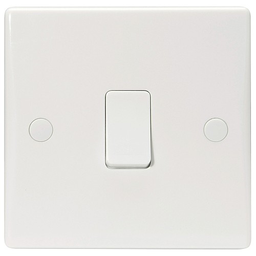 Schneider Electric Ultimate Slimline  2-way retractive switch 1 gang  white GU1012R