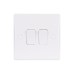 Schneider Electric Ultimate Slimline plate switch 2way screw terminals IP20 white GU1022