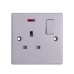 Schneider Switched socket, Ultimate Slimline, complete product, 1P, screw terminal, IP20, white GU3011