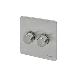 Schneider Electric Ultimate Screwless dimmer switch 250W/VA 2gang 2way main 