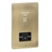 Schneider Electric Ultimate Screwless flat plate shaver socket  antique brass GU7490BAB