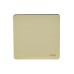 Schneider Blank plate, Ultimate, 1 gang, polished brass GU8410PB