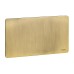 Schneider Electric Ultimate  blank plate 2 gangs antique brass GU8420AB