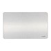 Schneider Blank plate, Ultimate, 2 gangs, stainless steel GU8420SS