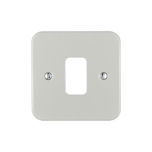 Schneider Electric Ultimate metal clad plate 1 gang  grey GUG01GMC
