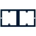 Schneider Mita - 87 mm mounting plate for two single gang wiring devices INS55321