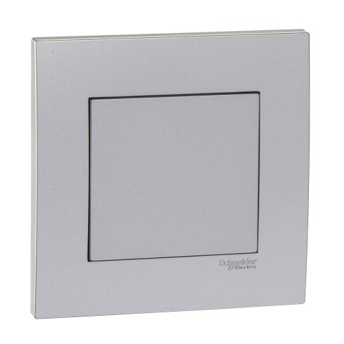 Schneider Electric Vivace 1Gang Blank Plate  Aluminium silver KB30_AS