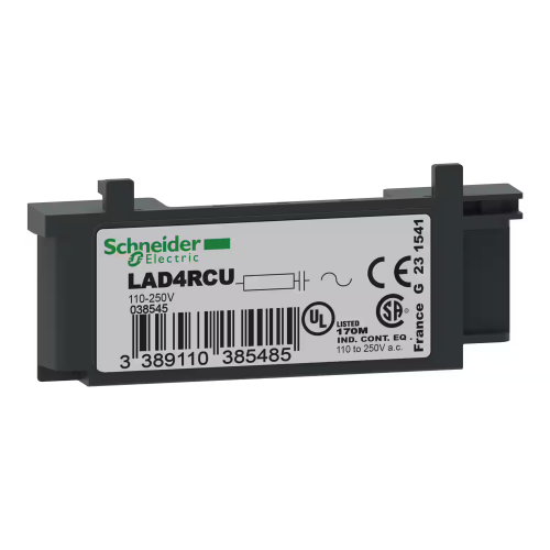 Schneider RC Transient Suppressor 110 TO 250 VAC LAD4RCU Schneider RC Transient Suppressor 110 TO 250 VAC LAD4RCU