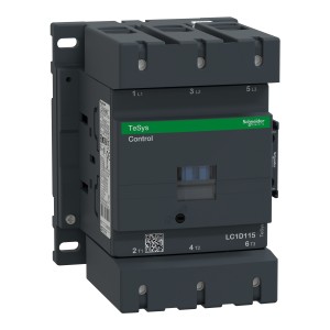 Schneider Electric TeSys D contactor  3P(3 NO)  AC 3  440 V 115 A 24 V DC standard coil LC1D115BD