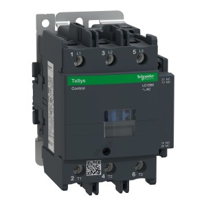 Schneider Electric Contactor TeSys Deca 3P(3NO) AC-3/AC-3e 440V 80A 24V AC 50/60Hz coil LC1D80B7