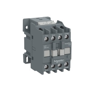 Schneider EasyPact TVS contactor 3P(3 NO) - AC-3 - <= 440 V 9A - 24 V AC coil LC1E0910B5