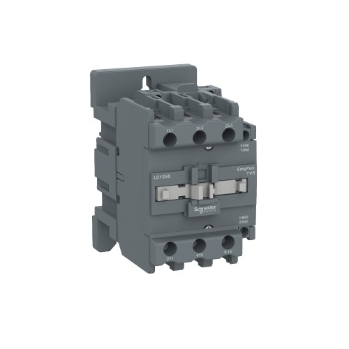 Schneider EasyPact TVS contactor 3P(3 NO) - AC-3 - <= 440 V 50A - 220 V AC coil LC1E50M5