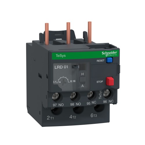 Schneider Electric TeSys LRD thermal overload relays  0.1 - 0.16A  class 10A LRD01