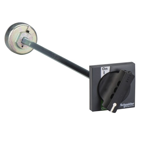 Schneider extended rotary handle for front control, Compact INS/INV 250, IP55, IK07, black handle LV431050