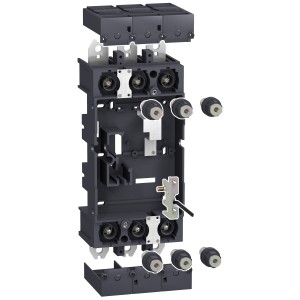 Schneider plug-in base kit - 3 poles - for NSX400..630 LV432538