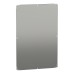 Schneider Plain mounting plate H1200xW800mm made of galvanised sheet steel NSYMM128