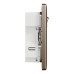 Schneider Electric Switched socket with USB, Unica X, 13A, 250V, 2 pole, type A+C, 21W, dark bronze - NUX15DACQUS_DB