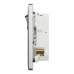 Schneider Electric Switched socket with USB, Unica X, 13A, 250V, 2 pole, type A+C, 21W, stainless steel - NUX15DACQUS_SS