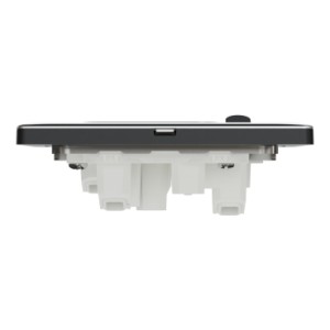Schneider Unica X Switched socket, 13A, 250V, 1 gang, dark grey NUX15_DG