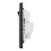 Schneider Electric Switched socket, Unica X, 13A, 250V, 1 gang, jet black NUX15_JB