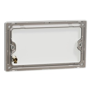 Schneider Electric Blank plate, Unica X, 2 gangs, matt, dark grey, NUX30TX_DG