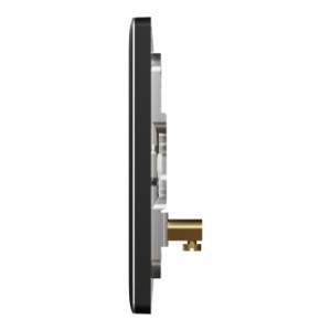 Schneider Electric Blank plate, Unica X, 2 gangs, matt, jet black, NUX30TX_JB