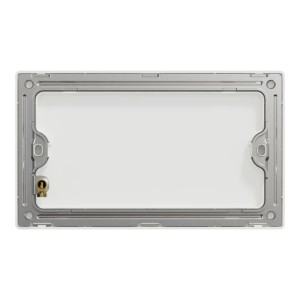 Schneider Electric Blank plate, Unica X, 2 gangs, matt, stainless steel - NUX30TX_SS 