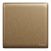 Schneider Electric Blank plate, Unica X, 1 gang, matt, dark bronze, NUX30X_DB