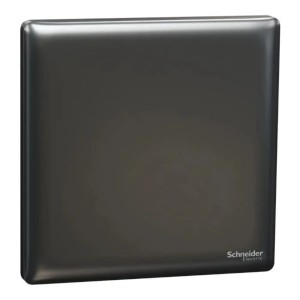 Schneider Electric Blank plate, Unica X, 1 gang, matt, Dark Grey, NUX30X_DG