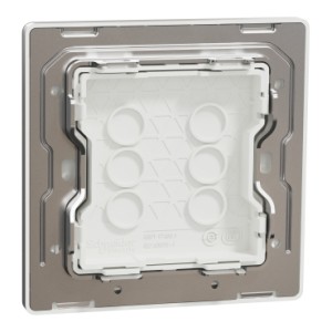 Schneider Electric Blank plate, Unica X, 1 gang, matt, stainless steel, NUX30X_SS