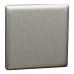 Schneider Electric Blank plate, Unica X, 1 gang, matt, stainless steel, NUX30X_SS