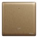 Schneider Electric Switch, Unica X, 20A, 250V, 1 gang, 2 pole, with LED, dark bronze, NUX31D20N_DB