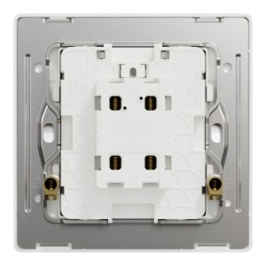 Schneider Electric Switch, Unica X, 20A, 250V, 1 gang, 2 pole, with LED, dark bronze, NUX31D20N_DB