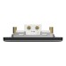 Schneider Electric Switch, Unica X, 20A, 250V, 1 gang, 2 pole, with LED, dark grey, NUX31D20N_DG