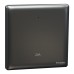 Schneider Electric Switch, Unica X, 20A, 250V, 1 gang, 2 pole, with LED, dark grey, NUX31D20N_DG