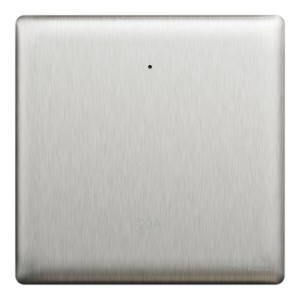 Schneider Electric Switch, Unica X, 20A, 250V, 1 gang, 2 pole, with LED, stainless steel, NUX31D20N_SS
