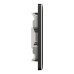 Schneider Electric Central plate, Unica, for RJ45, 1 gang, with shutter, jet black, NUX31RJ_JB
