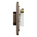 Schneider Electric Connection unit, Unica X, 25A, 250V, 1 gang, with flex outlet, dark bronze, NUX31TB_DB